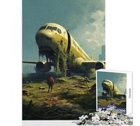 Puzzle de 1000 pièces pour Adolescents Apocalypse Le Dernier Vol Jeu Manuel Découpe de précision Jouet Anti-Stress Améliore l'amour Entre Les Couples (26X38cm)