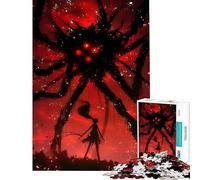 Puzzle de 1000 pièces pour Adolescents Araignée démoniaque à Quatre Yeux Activités Amusantes à la Maison améliore la mémoire Jeu adapté aux Personnes de 14 Ans et Plus (38 x 26 cm)