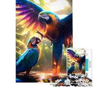 Puzzle de 1000 pièces pour Adolescents Aras tropicaux en Action Jeu éducatif défi Jouet Relaxant Analyse et logique Idée Cadeau et Jouet (Dimensions 38x26cm)