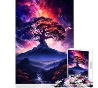 Puzzle de 1000 pièces pour Adolescents Arbre des origines ancestral Jeu à Monter soi-même activité Manuelle Amusante à Faire à la Maison Dimensions 50x75cm