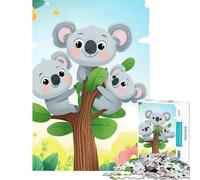 Puzzle de 1000 pièces pour Adolescents Arbre généalogique des Koalas Jeu éducatif et ludique Anti-Stress (Dimensions 75x50cm)