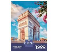 Puzzle De 1000 Pièces pour Adolescents Arc De Triomphe Puzzle Jeux De Famille Une Œuvre d'art Cadeaux d'anniversaire Et De Noël Uniques 70x50cm/1000pcs