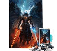 Puzzle de 1000 pièces pour Adolescents Archange de la Justice Difficile et Stimulant décoration intérieure Jeux relaxants pour Les 14 Ans et Plus 38x26cm