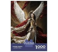 Puzzle De 1000 Pièces Pour Adolescents Archangel Michael Archon of Holy Fire Puzzles Pour Adolescents, Jouets À Monter Soi-même, Découpe De Précision, Cadeaux De Noël Et D'anniversaire 38x26cm/1000pcs