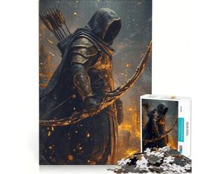 Puzzle de 1000 pièces pour Adolescents Archer Mort-Vivant Jouet éducatif décoration Murale avec Poster et fiche d'informations Assortis 38x26cm