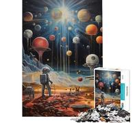 Puzzle de 1000 pièces pour Adolescents Architecture Extraterrestre Jeu Non éducatif pour Un Anniversaire Décoration Murale (Dimensions 38x26cm)