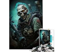 Puzzle de 1000 pièces pour Adolescents Armée des Morts Jeu éducatif et ludique Activités familiales Cadeau pour Femmes et Hommes (Dimensions 38x52cm)
