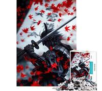 Puzzle de 1000 pièces pour Adolescents Armure de Guerrier samouraï activités ludiques à la Maison décoration Murale Jeu éducatif adapté aux Personnes de 14 Ans et Plus (50x75cm)