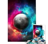 Puzzle de 1000 pièces pour Adolescents Art Abstrait Spatial Jeu de réflexion Stimulant Jouet idéal pour Offrir et décorer la Maison (Taille 38x52cm)