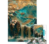 Puzzle de 1000 pièces pour Adolescents Art Contemporain élégant Jeu Familial Découpe de précision Cadeau Anti-Stress (Dimensions 38x52cm)