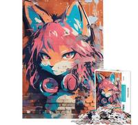Puzzle de 1000 pièces pour Adolescents Art Graffiti Poilu défi à compléter améliore la mémoire Jeu Manuel pour Les 14 Ans et Plus (38x52cm)