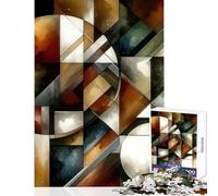 Puzzle de 1000 pièces pour Adolescents Art Mural Abstrait et Neutre décoration intérieure Jouet Jeu Pratique Collection d'artistes beauxarts Dimensions 38x26cm