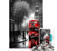 Puzzle de 1000 pièces pour Adolescents Art Urbain londonien défi éducatif décoration intérieure Jeux éducatifs Convient aux 14 Ans et Plus (38x52cm)