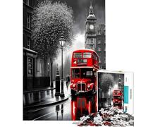 Puzzle de 1000 pièces pour Adolescents Art Urbain londonien défi éducatif décoration Murale Jeux relaxants Convient aux Personnes de 14 Ans et Plus (50x75cm)