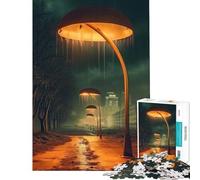 Puzzle de 1000 pièces pour Adolescents Art Urbain surréaliste Jeu Relaxant Jouet Jeu intellectuel Cadeau d'anniversaire Une œuvre d'art (Taille 38x26cm)