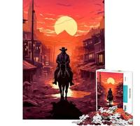 Puzzle de 1000 pièces pour Adolescents Arthur Red Dead Redemption Jeu éducatif défi et détente pour Femmes (Taille 75x50cm)