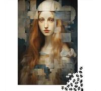 Puzzle De 1000 Pièces pour Adolescents Artistic Portrait Wall Decor Puzzles pour Adultes - Défi Difficile - Activités Amusantes À La Maison pour Les Jeux 70x50cm/1000pcs