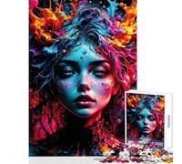 Puzzle de 1000 pièces pour Adolescents As My Mind Explodes Jeux relaxants décoration Murale Jouet Anti-Stress Interaction Parent-Enfant (38x52cm)