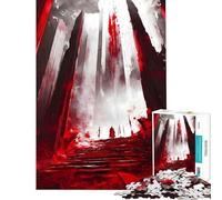 Puzzle de 1000 pièces pour Adolescents Ascension vers Le Valhalla - Activités ludiques et éducatives à la Maison - Jeux Amusants et éducatifs - Convient aux 14 Ans et Plus (38x26cm)