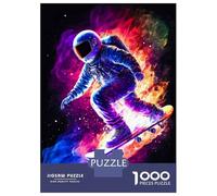 Puzzle De 1000 Pièces pour Adolescents Astro on Fire 4 Puzzles pour Adolescents - Jeu Manuel - Une Œuvre d'art - Cadeaux Uniques pour Un Anniversaire Ou Noël 38x26cm/1000pcs