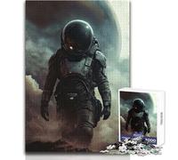 Puzzle de 1000 pièces pour Adolescents:Astronaute sur Une planète Extraterrestre Idéal pour se détendre et Passer d'agréables Moments Assemblage précis Dimensions:50x75cm