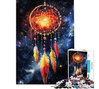 Puzzle de 1000 pièces pour Adolescents Attrape-rêves Galactique Puzzle pour Adultes Jeu Manuel Anti-Stress Cadeau d'anniversaire Unique (Taille 50x75cm)
