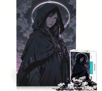 Puzzle de 1000 pièces pour Adolescents Auréole Violette Oracle Mystique à Capuche Jeu Pratique Défi Difficile Collection d'artistes Beaux-Arts 50x75cm