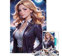 Puzzle de 1000 pièces pour Adolescents Aurora Celestia Jeux relaxants et éducatifs Cadeau d'anniversaire Stimulant pour améliorer la mémoire (Dimensions 38x52cm)