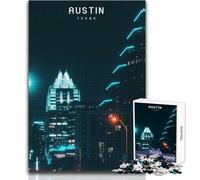 Puzzle de 1000 pièces pour Adolescents,Austin Educational Games,idéal pour développer la mémoire,Cadeau d'anniversaire,Dimensions : 38x52cm