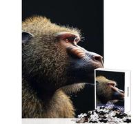 Puzzle de 1000 pièces pour Adolescents Babouin Jeu à Monter soi-même Idée Cadeau Jeu éducatif et Relaxant Dimensions 38x26cm