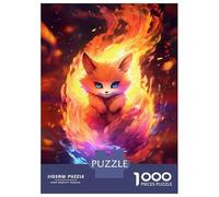 Puzzle De 1000 Pièces pour Adolescents Baby Kurama Nine Tail Fox Puzzle Adulte Anti-Stress, Décoration Murale, Difficile Et Stimulant 38x26cm/1000pcs