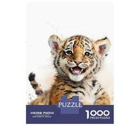 Puzzle De 1000 Pièces pour Adolescents Baby Tiger Watercolor Puzzles pour Adultes - Jeu De Réflexion Difficile Et Stimulant À Compléter 70x50cm/1000pcs
