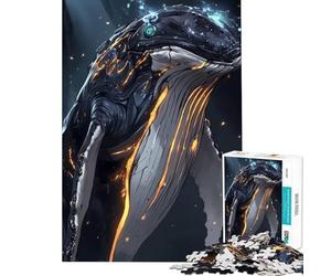 Puzzle de 1000 pièces pour Adolescents Baleine cybernétique Jeu éducatif Cadeau d'anniversaire Modèle à Assembler (Dimensions 38x26cm)