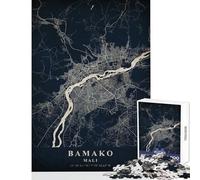 Puzzle de 1000 pièces pour Adolescents Bamako Mali Jeux éducatifs Analyse et logique Jouet à Monter soi-même Interaction Parent-Enfant (38x26cm)