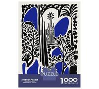 Puzzle De 1000 Pièces pour Adolescents Barcelona Architecture Abstract Art Puzzles pour Adolescents - Jeu Manuel - Une Œuvre d'art - Cadeaux Uniques pour Un Anniversaire Ou Noël 70x50cm/1000pcs