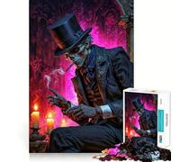 Puzzle de 1000 pièces pour adolescents, Baron Samedi, avec cylindre, jeu de réflexion, jeu calme, jeu d'anniversaire, 50 x 75 cm