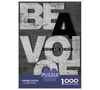 Puzzle De 1000 Pièces pour Adolescents Be A Voice Not an Echo Puzzle Adulte Jeu Manuel D'assemblage De Motifs Idéal comme Cadeau 70x50cm/1000pcs