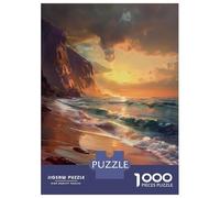 Puzzle De 1000 Pièces pour Adolescents Beach Landscape Puzzle Anti-Stress, Amusant Et Original, Cadeau Unique pour Un Anniversaire Ou Noël 70x50cm/1000pcs