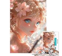 Puzzle de 1000 pièces pour Adolescents Beauté des Fleurs de Cerisier Jeu de Puzzle Amusant décoration Parfaite pour Toute la Famille (Dimensions 38x26cm)