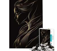 Puzzle de 1000 pièces pour Adolescents Beauté dorée Jeux et Jouets éducatifs pour Toute la Famille Cadeau d'anniversaire et activités familiales (75x50cm)