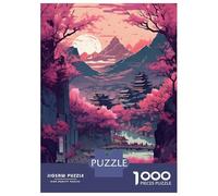Puzzle De 1000 Pièces pour Adolescents Beautiful Village Puzzles pour Adultes, Jeu Familial Difficile, Défi Idéal comme Cadeau 70x50cm/1000pcs