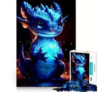 Puzzle de 1000 pièces pour Adolescents,bébé Dragon,découpe Lisse,Jeu de logique,Moment de détente,Cadeau d'anniversaire (50x75cm)