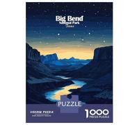 Puzzle De 1000 Pièces pour Adolescents Big Bend National Park Puzzles pour Adultes Vacances À La Maison Tuer Le Temps Chaque Pièce Est Unique pour Les Jeux 70x50cm/1000pcs