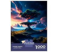 Puzzle De 1000 Pièces pour Adolescents Big Tree Puzzle, Jouet, Décoration Murale, Défi Difficile, Cadeau pour Les Amis Et La Famille 70x50cm/1000pcs