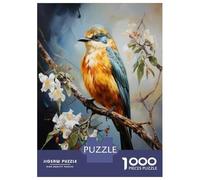 Puzzle De 1000 Pièces pour Adolescents Bird Painting Artwork Puzzle Adulte Jeu Familial Analyse Et Logique Cadeaux d'anniversaire Et Cadeaux Uniques 70x50cm/1000pcs