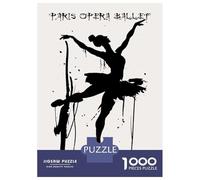 Puzzle De 1000 Pièces pour Adolescents Black Ink Ballet Painting Puzzles pour Adolescents - Jeu Manuel - Une Œuvre d'art - Cadeaux Uniques pour Un Anniversaire Ou Noël 70x50cm/1000pcs