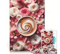 Puzzle de 1000 pièces pour Adolescents Blanc cassé éclatant Jeux relaxants décoration Murale pour Anniversaire Noël 38x52cm