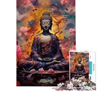 Puzzle de 1000 pièces pour Adolescents Bouddha dans la Nature idéal pour Un Anniversaire ou Noël Jeu Impossible à Commencer par 14 Ans (38x26cm) Jeu de Puzzle Amusant en Famille