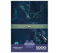 Puzzle De 1000 Pièces pour Adolescents Bridge and Whale Puzzle pour Adultes Jouet Décoration Murale Cadeaux pour Femmes Interaction Parent-Enfant 38x26cm/1000pcs