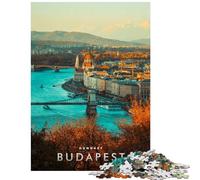 Puzzle de 1000 pièces pour Adolescents Budapest Hongrie Défi Difficile pour Adolescents Idée Cadeau d'anniversaire ou de Noël Jeu de réflexion Familial (75x50cm/1000 pièces)